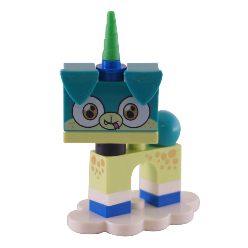 LEGO Alien Puppycorn minifigure COLUNI1-9 teal horn cartoon design