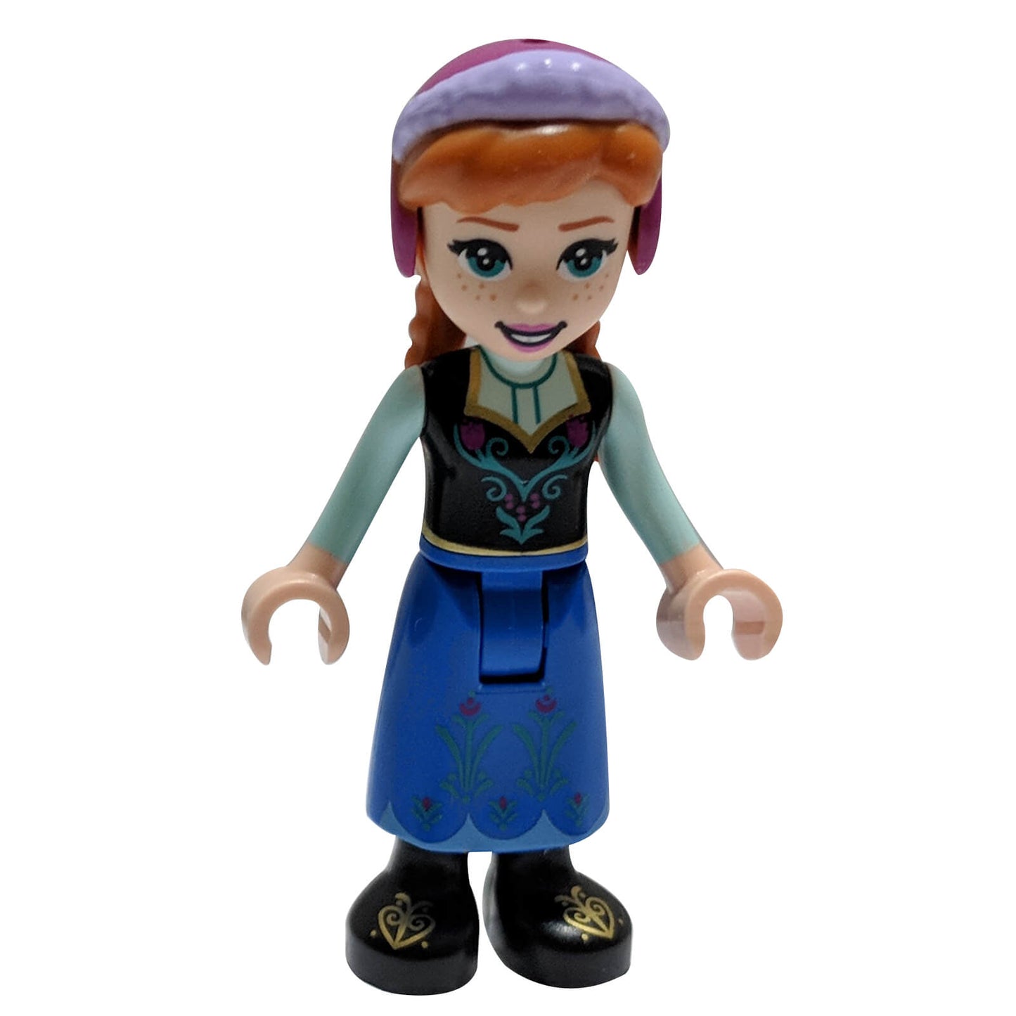 LEGO Anna minifigure dp141 blue skirt Disney