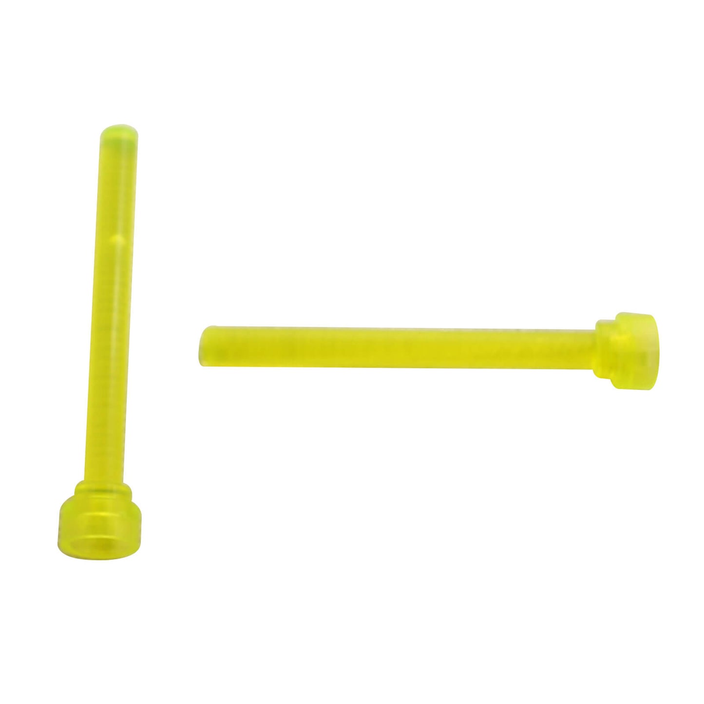 Transparent neon green antenna 4H 3957b with flat top design for sci-fi or energy builds
