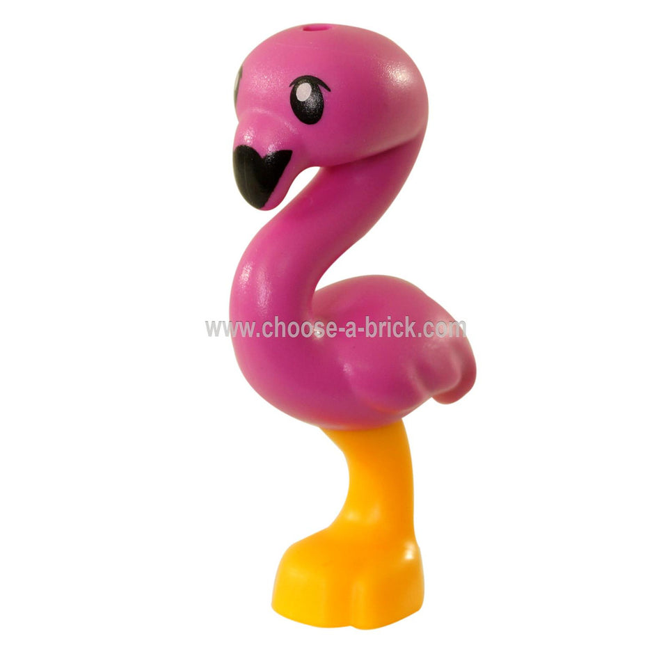 LEGO Minifigure - Laranja Claro Pássaro, Amigos Flamingo