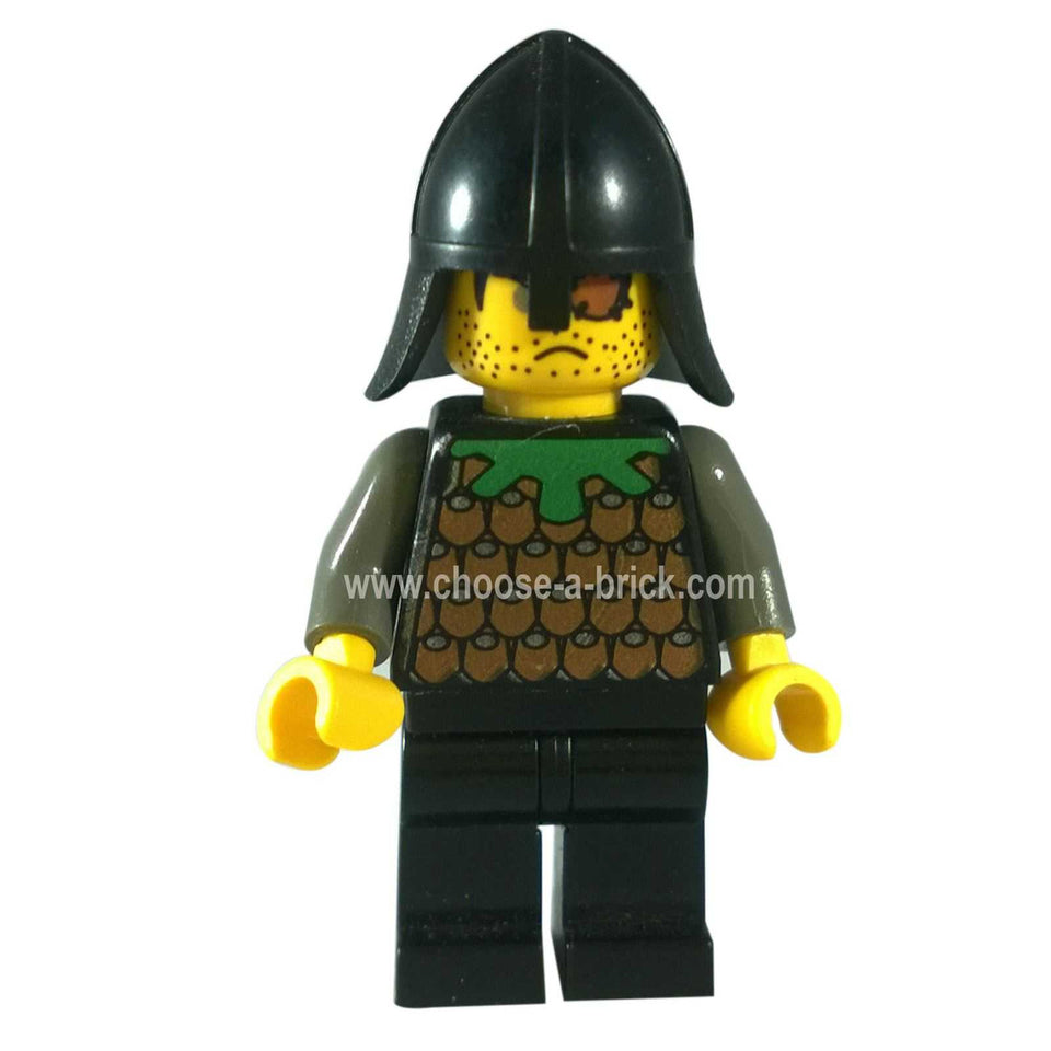 LEGO Minifigura Knights Kingdom I - Robber 1 - Lego Minifigura - cas042, primera vista.