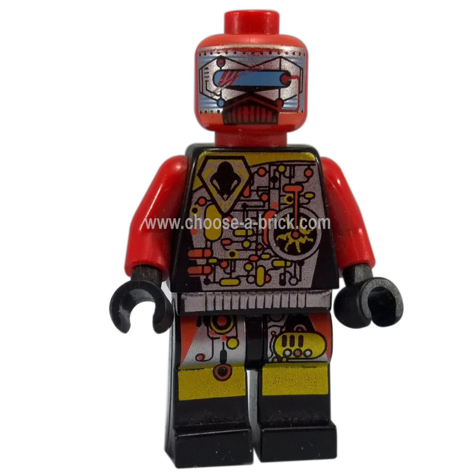 LEGO Minifigurka - UFO droid Červená