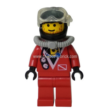 Divers - Red Diver 2, Red Legs, Black Helmet