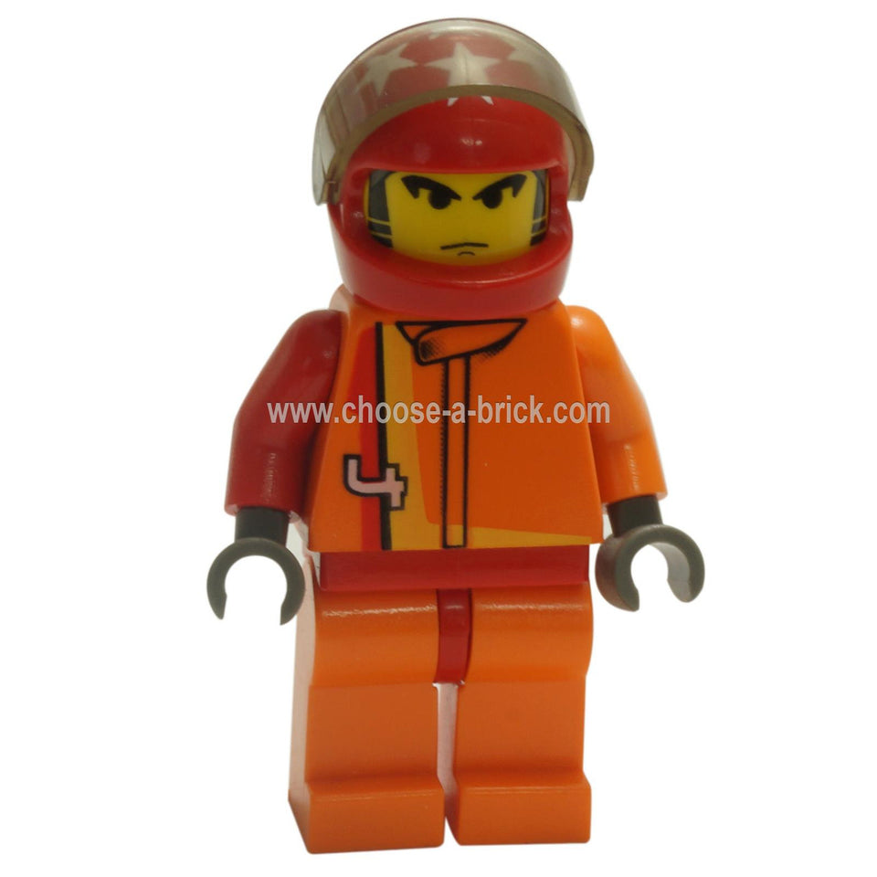 LEGO Minifigure - Pemandu Pelumba, Scorcher