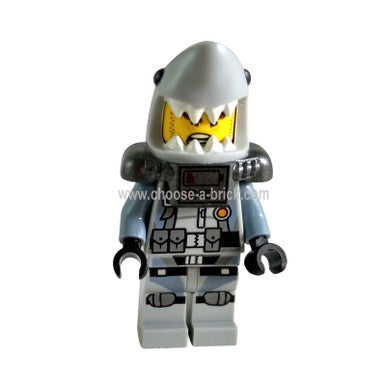 LEGO Shark Army Great White minifigure njo0361 in scuba suit.