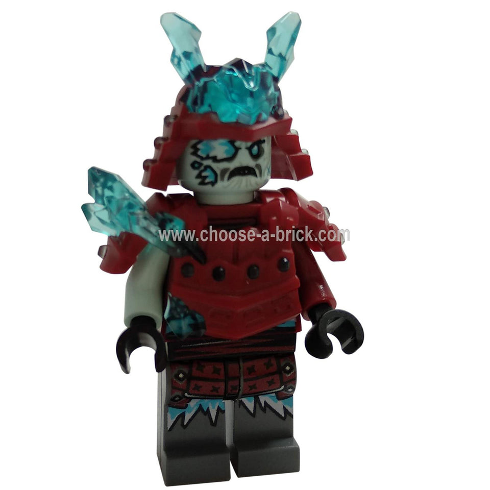 Blizzard Warrior se zbraní - LEGO Minifigurka Ninjago