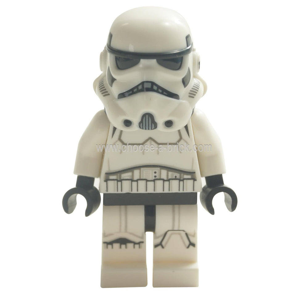 LEGO Minifigura - Stormtrooper (Casco de doble molde, cuadrados grises en la parte posterior)