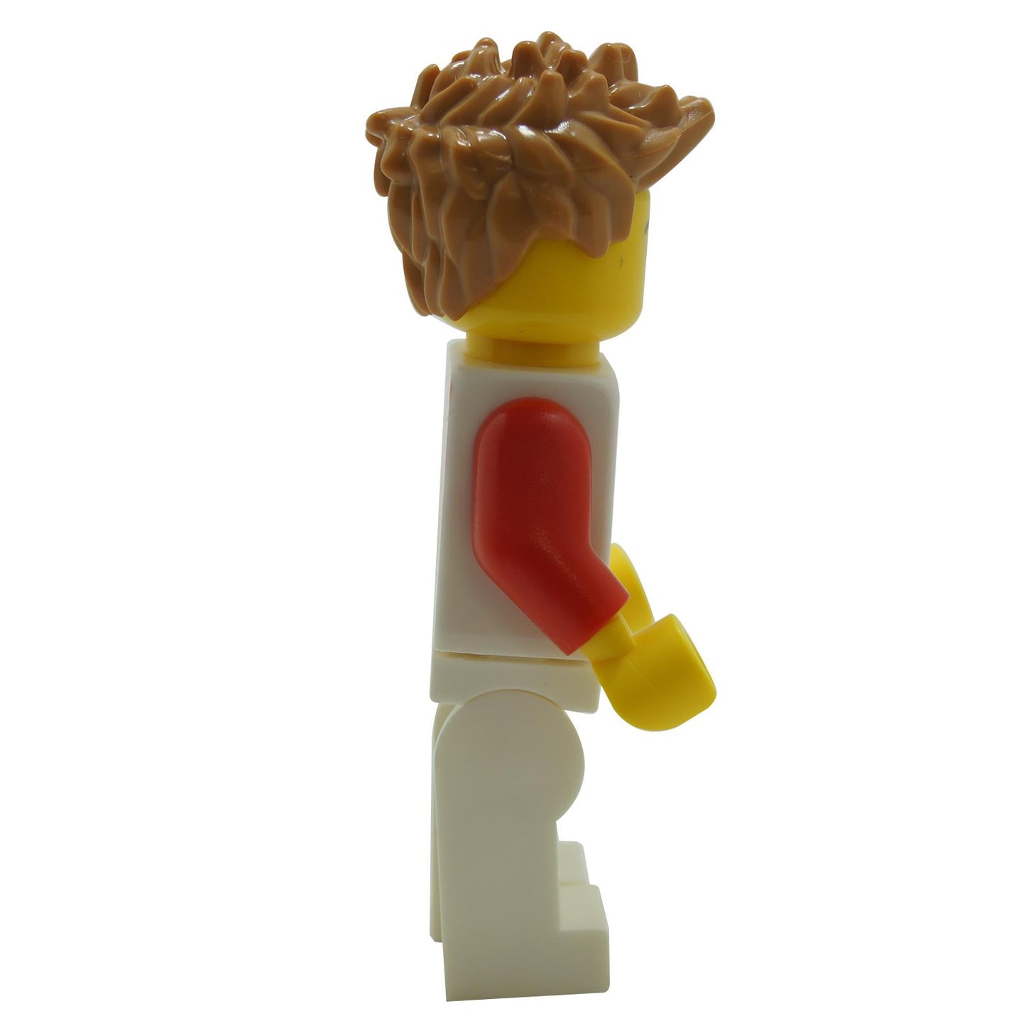 LEGO NINJAGO apprentice male core minifigure white red suit njo0799 - sideview