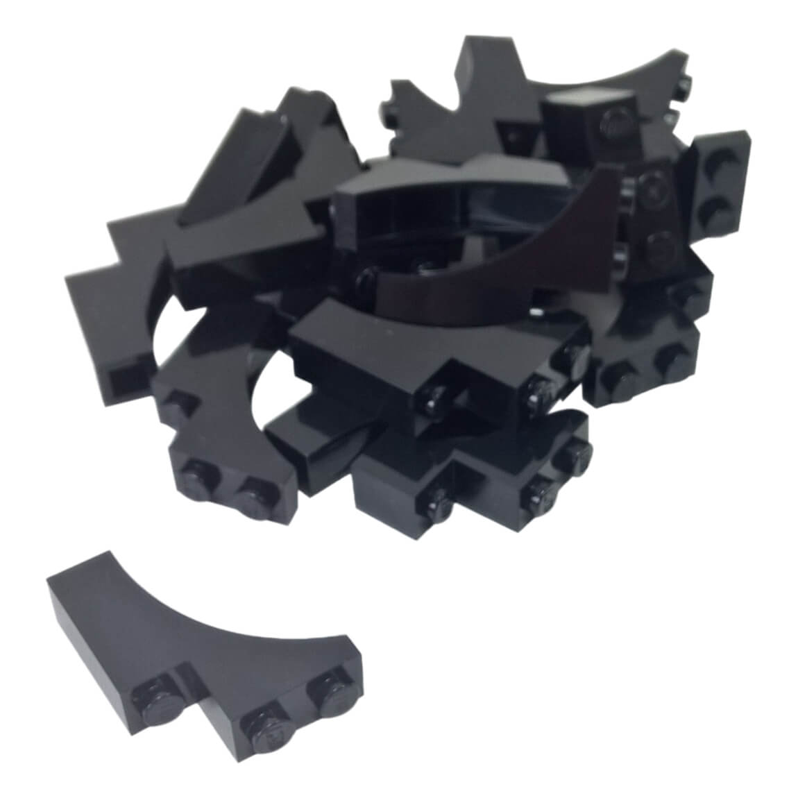 LEGO arch brick 1 x 3 x 3 part 13965 black curved structure piece