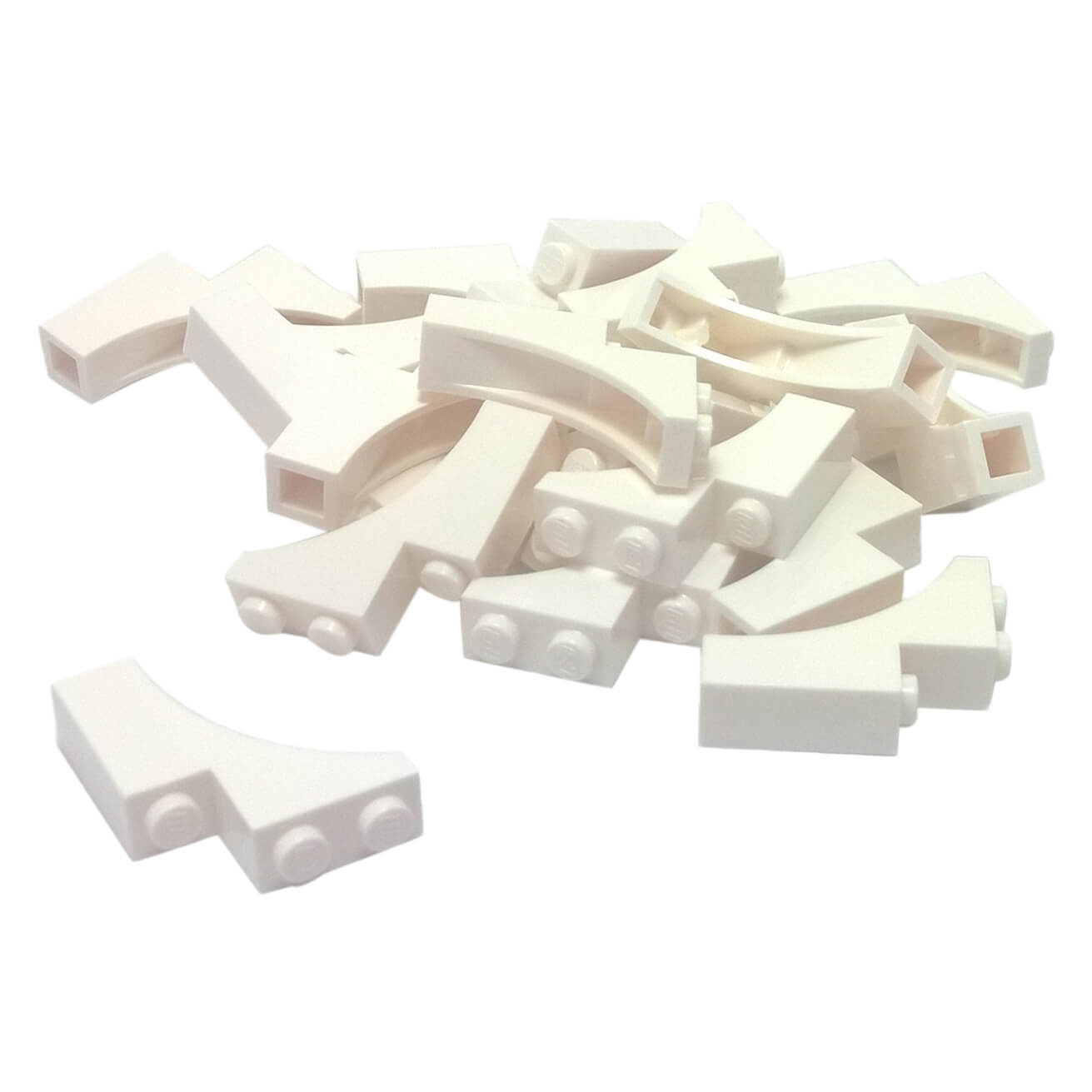 LEGO arch brick 1 x 3 x 3 part 13965 white curved structure piece
