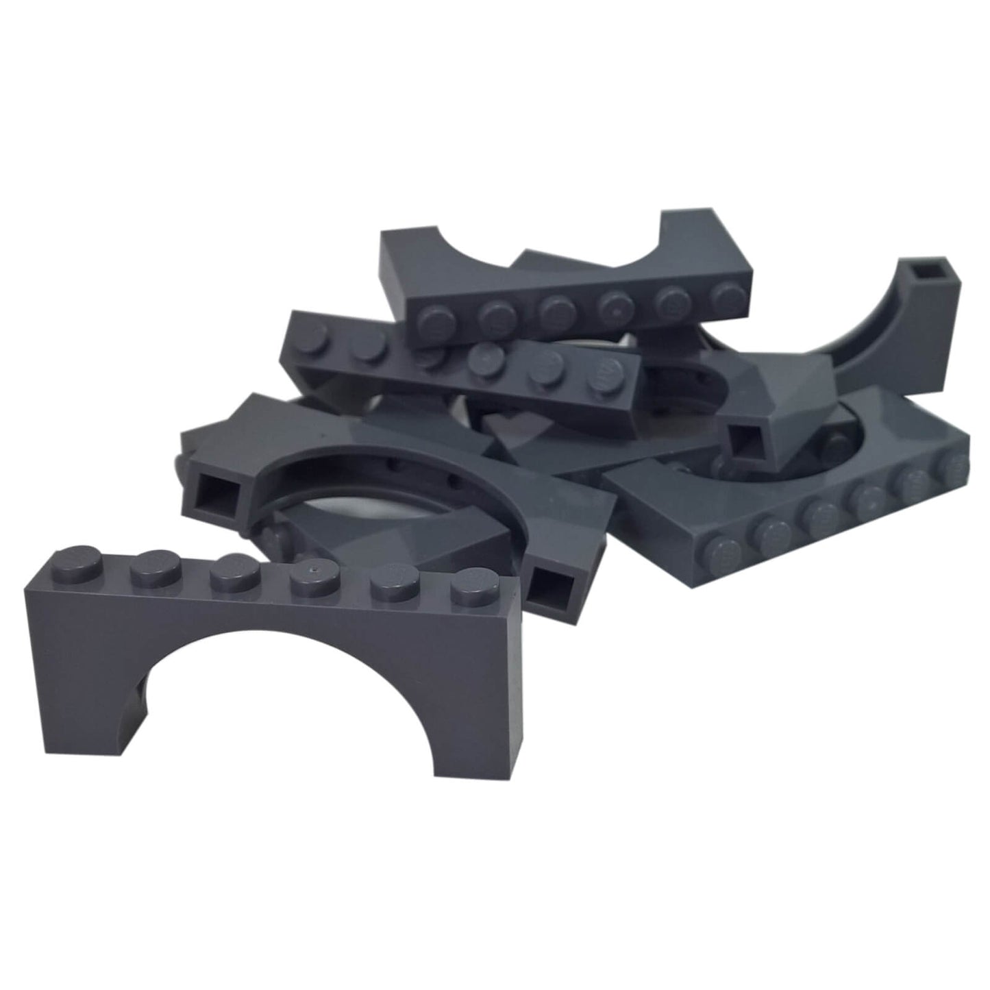 LEGO arch brick 1 x 6 x 2 thin top part 12939 dark bluish gray wide arch piece