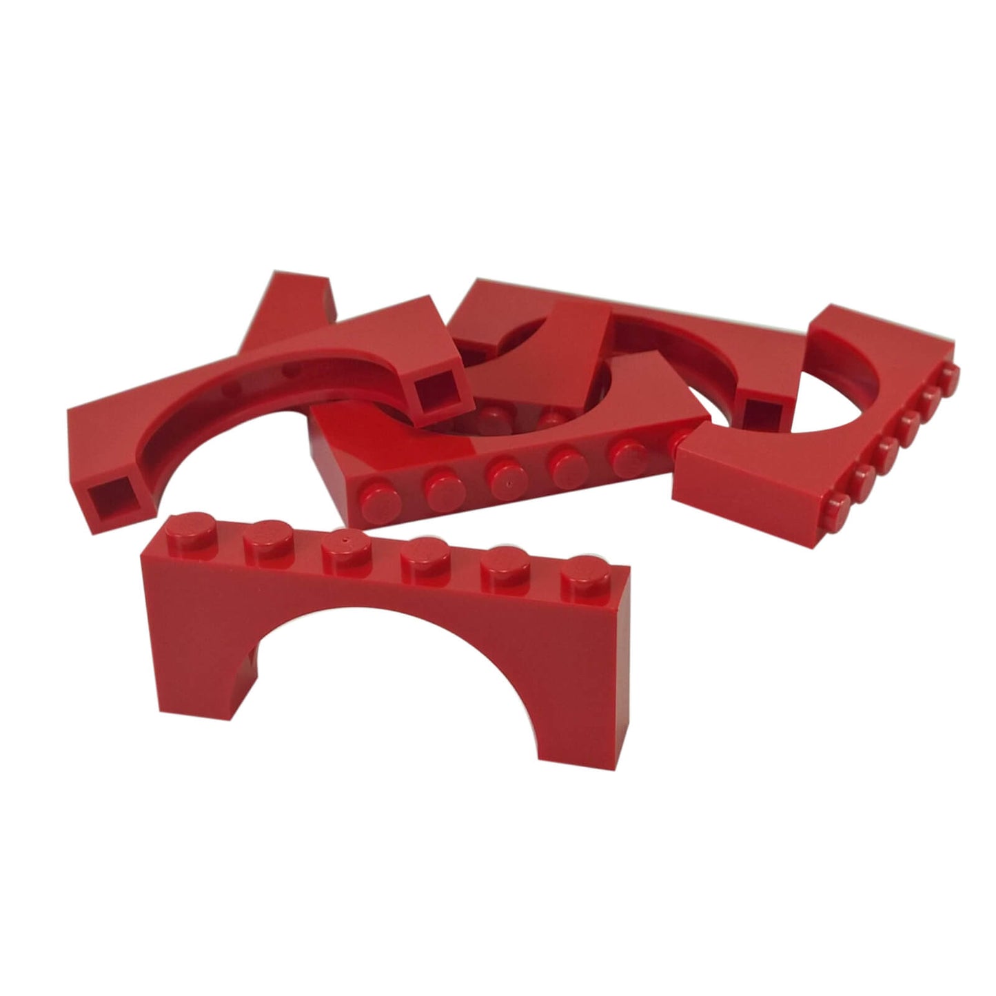 LEGO arch brick 1 x 6 x 2 thin top part 12939 red wide arch piece