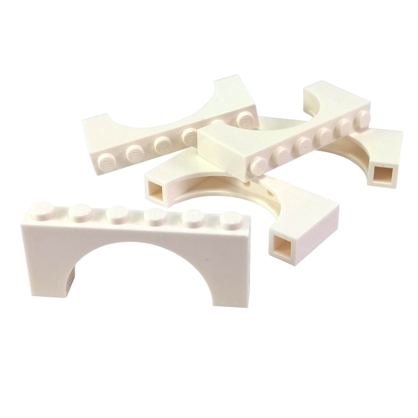LEGO arch brick 1 x 6 x 2 thin top part 12939 white wide arch piece