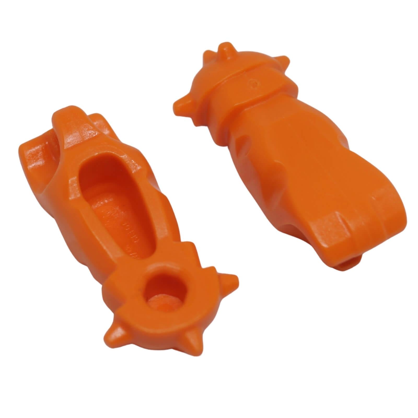 LEGO® Toy Story Chunk Rock Monster arm part 90199 shown from top and underside views