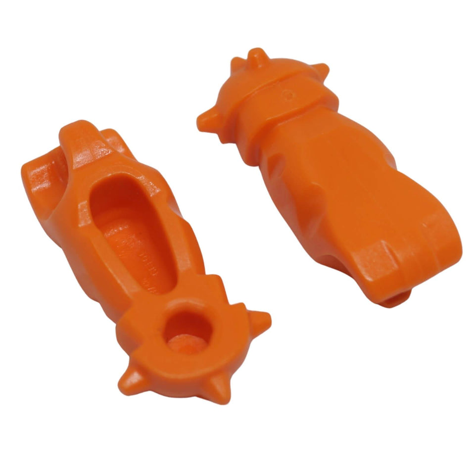 LEGO® Toy Story Chunk Rock Monster arm part 90199 shown from top and underside views