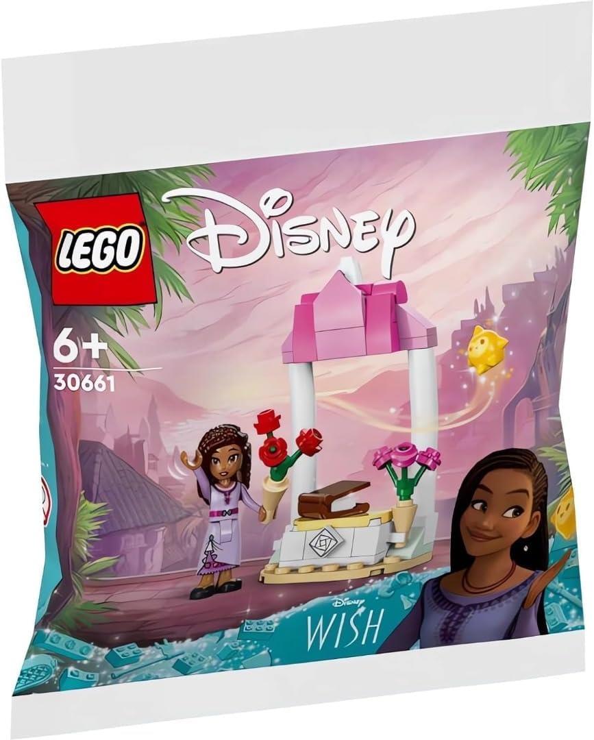 LEGO Disney Asha's Welcome Booth 30661 polybag, Asha, booth, front view