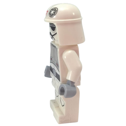 AT-DP Pilot LEGO Star Wars minifigure sw0624 helmet and torso detail, side profile.