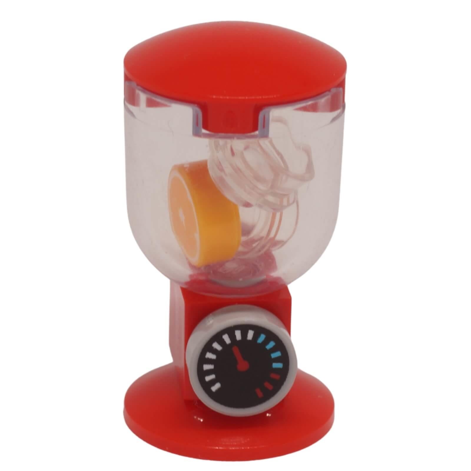 LEGO red smoothie blender café drink accessory with transparent container