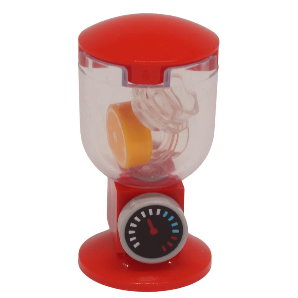 LEGO red smoothie blender café drink accessory with transparent container