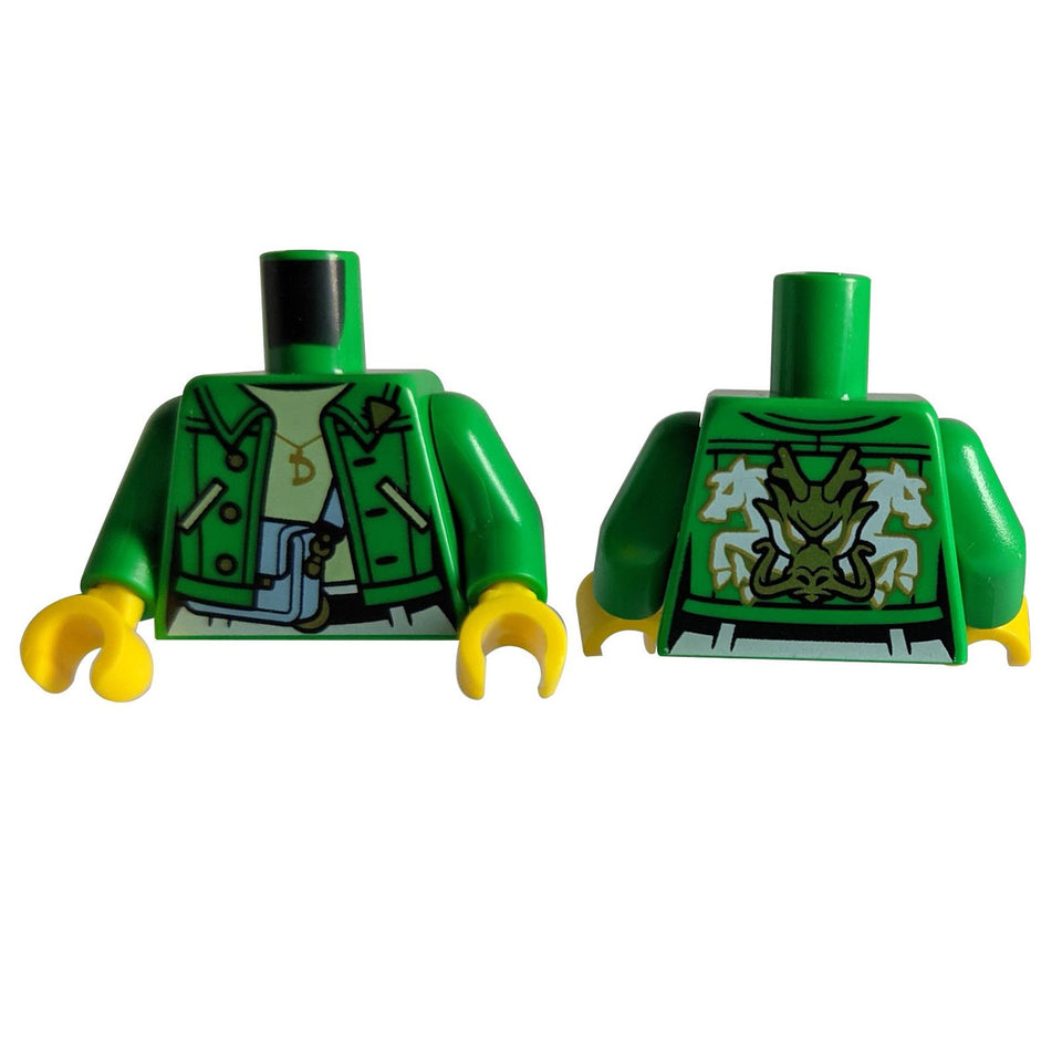 Chaqueta verde de fantasía 
