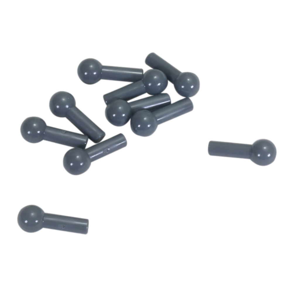 LEGO® Bar 1L with Tow Ball part 22484 in dark bluish gray