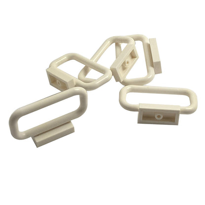 LEGO® Bar 1 x 4 x 2 part 6187 rectangular frame element in white