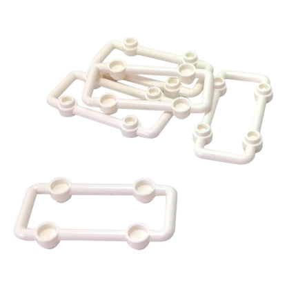 LEGO® Bar 1 x 6 x 3 with 4 Studs part 23444 rectangular frame element in white