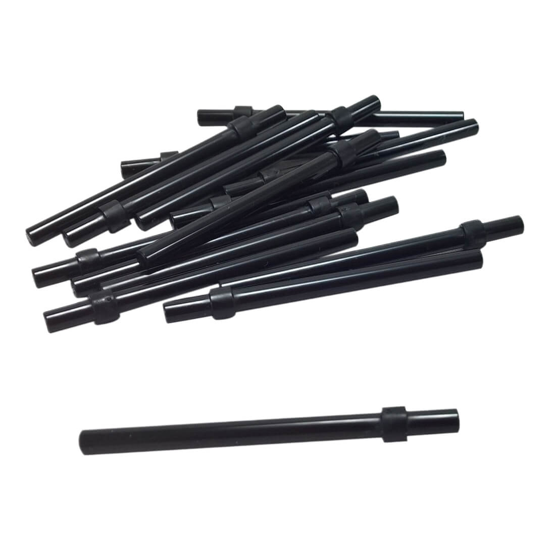 LEGO® Bar 6L with Stop Ring part 63965 in black