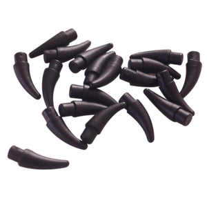 LEGO® small black barb claw horn pieces, curved spike accessory parts