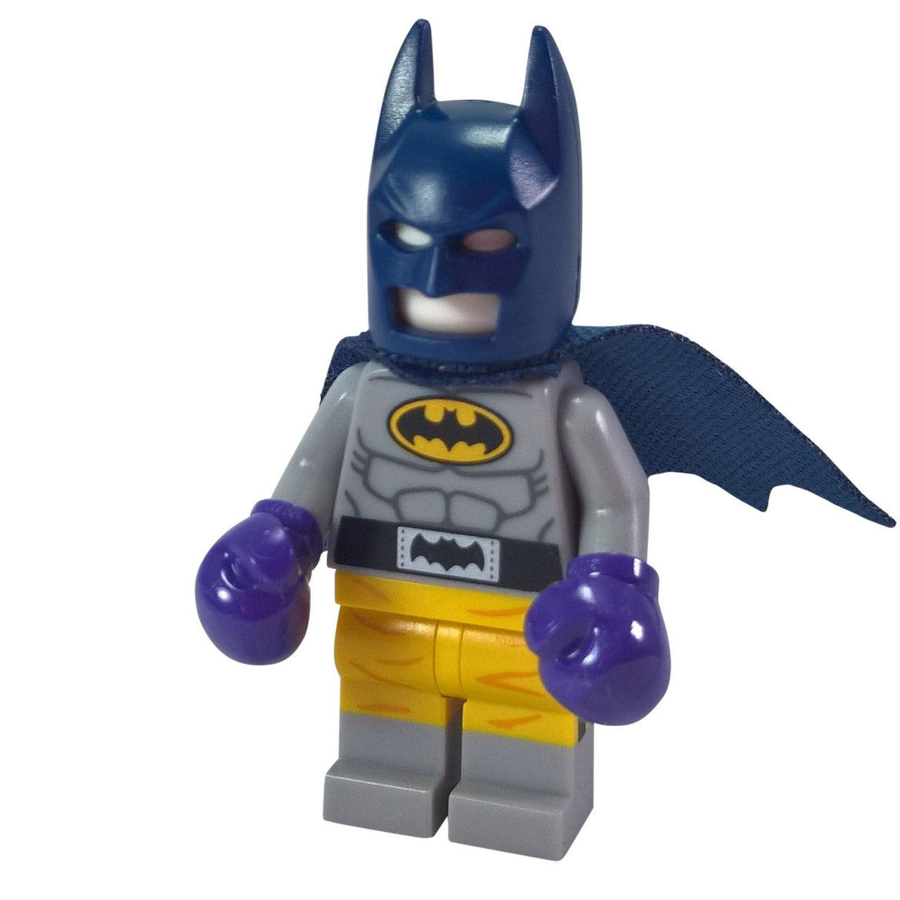 LEGO Batman minifigure boxing outfit gloves yellow shorts sh0311