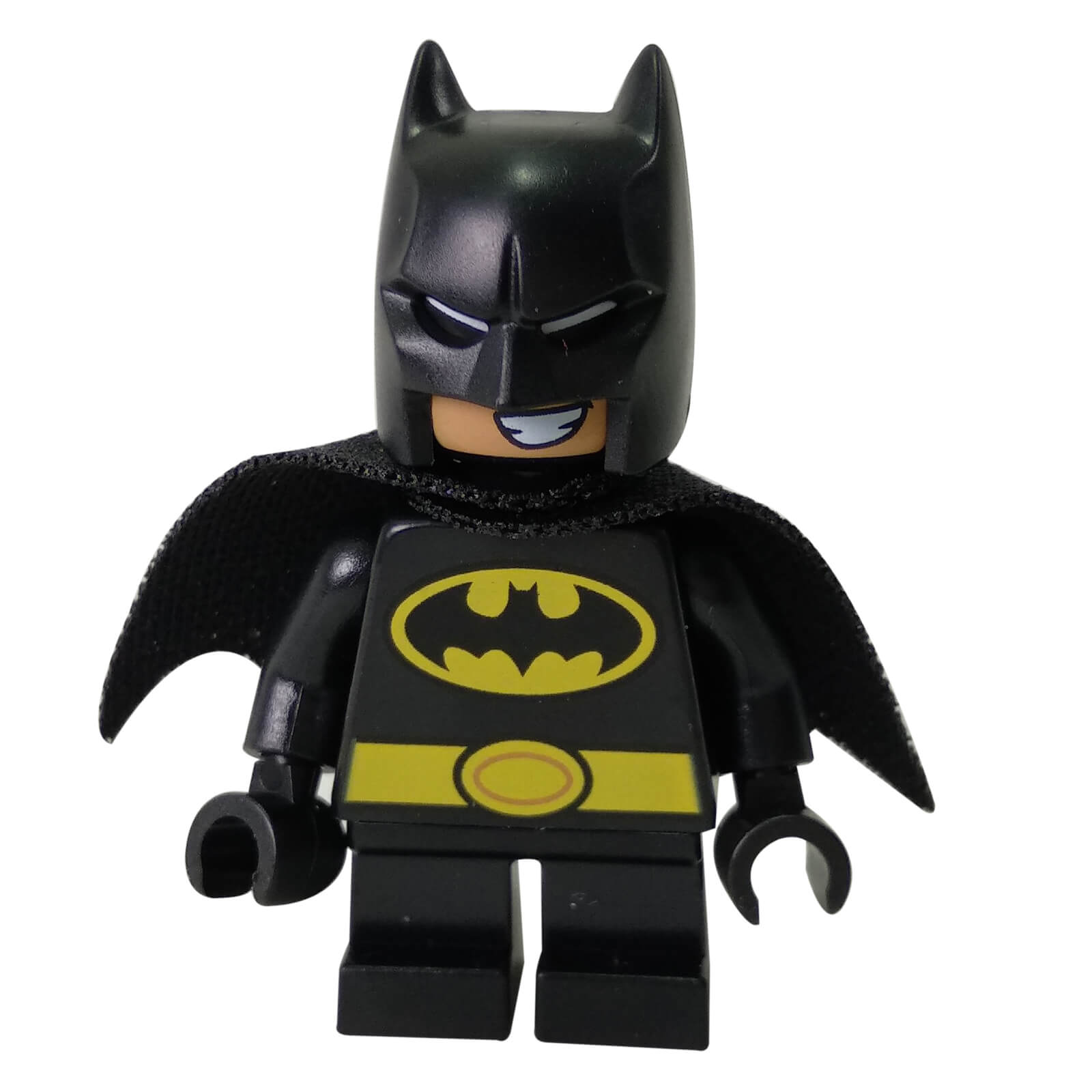 LEGO Batman minifigure short legs black suit yellow emblem sh0492