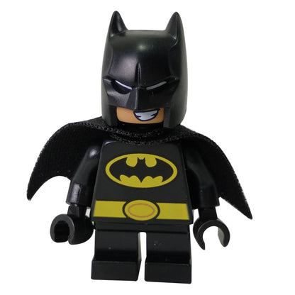 LEGO Batman minifigure short legs black suit yellow emblem sh0492