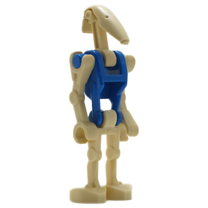 LEGO battle droid pilot minifigure blue torso two bent arms sw0095a