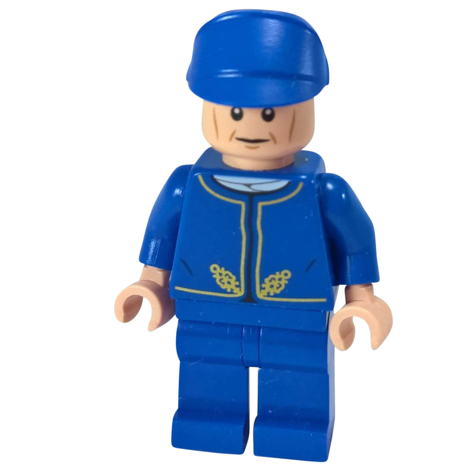 LEGO Bespin Guard minifigure gold trim jacket blue uniform sw0611