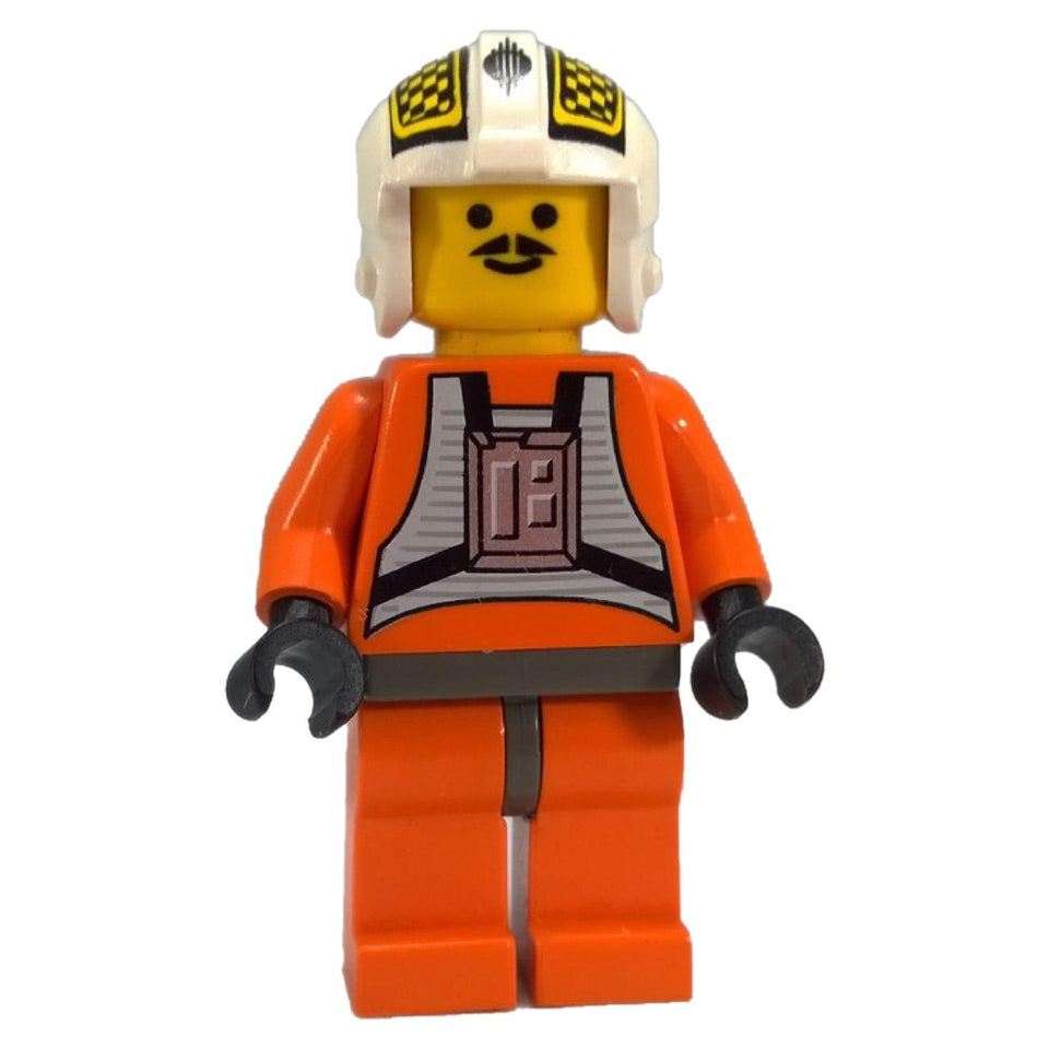 LEGO® Biggs Darklighter minifigure sw0009 with classic Rebel pilot helmet