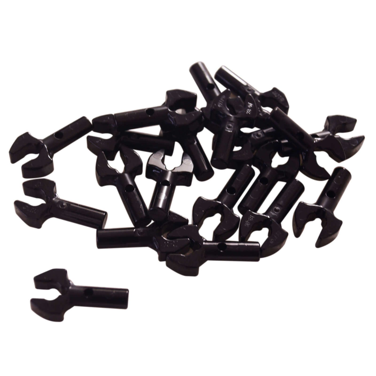 Black bar 1L with clip mechanical claw (48729b) for gripping parts, tools, and small build attachments
