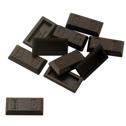 Schwarz LEGO® Minifigur Utensil Goldbarren / - ingot, verwendet als Schatz, Barren oder dekoratives Zubehör
