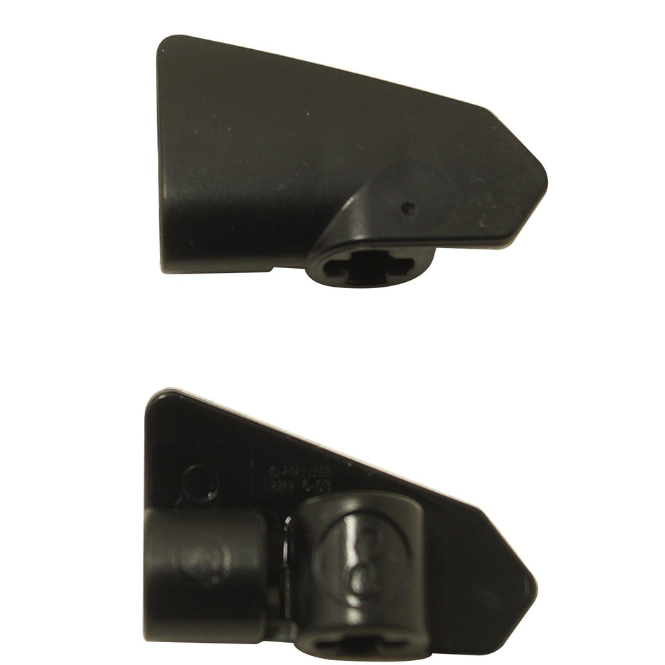 Black Technic panel fairing #8, very small smooth short piece, Side B, used for compact aerodynamic builds
