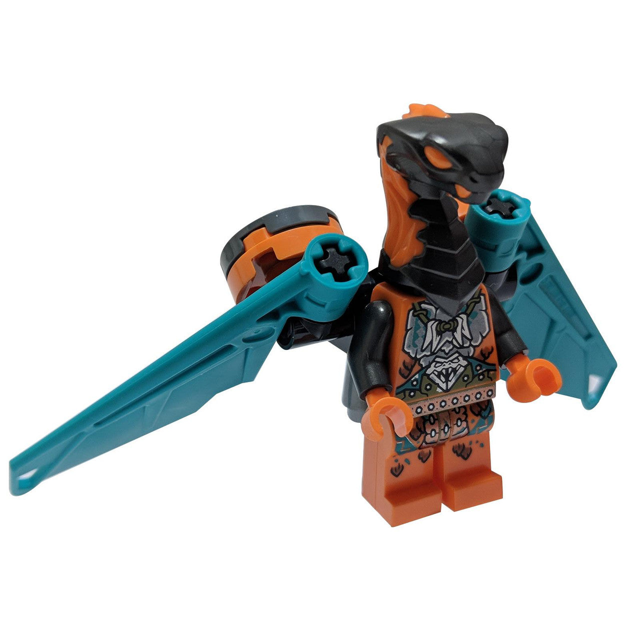 LEGO NINJAGO boa destructor jet pack core minifigure orange serpent teal wings njo0737