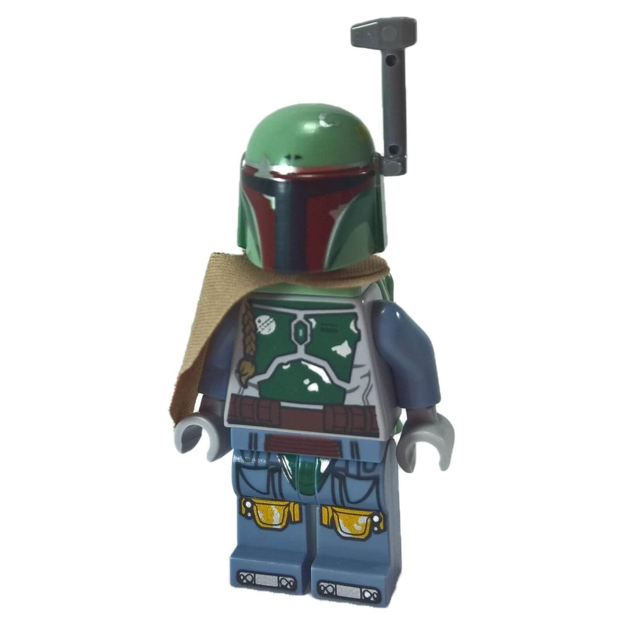 LEGO Boba Fett minifigure dark tan pauldron sw0711 plain arms