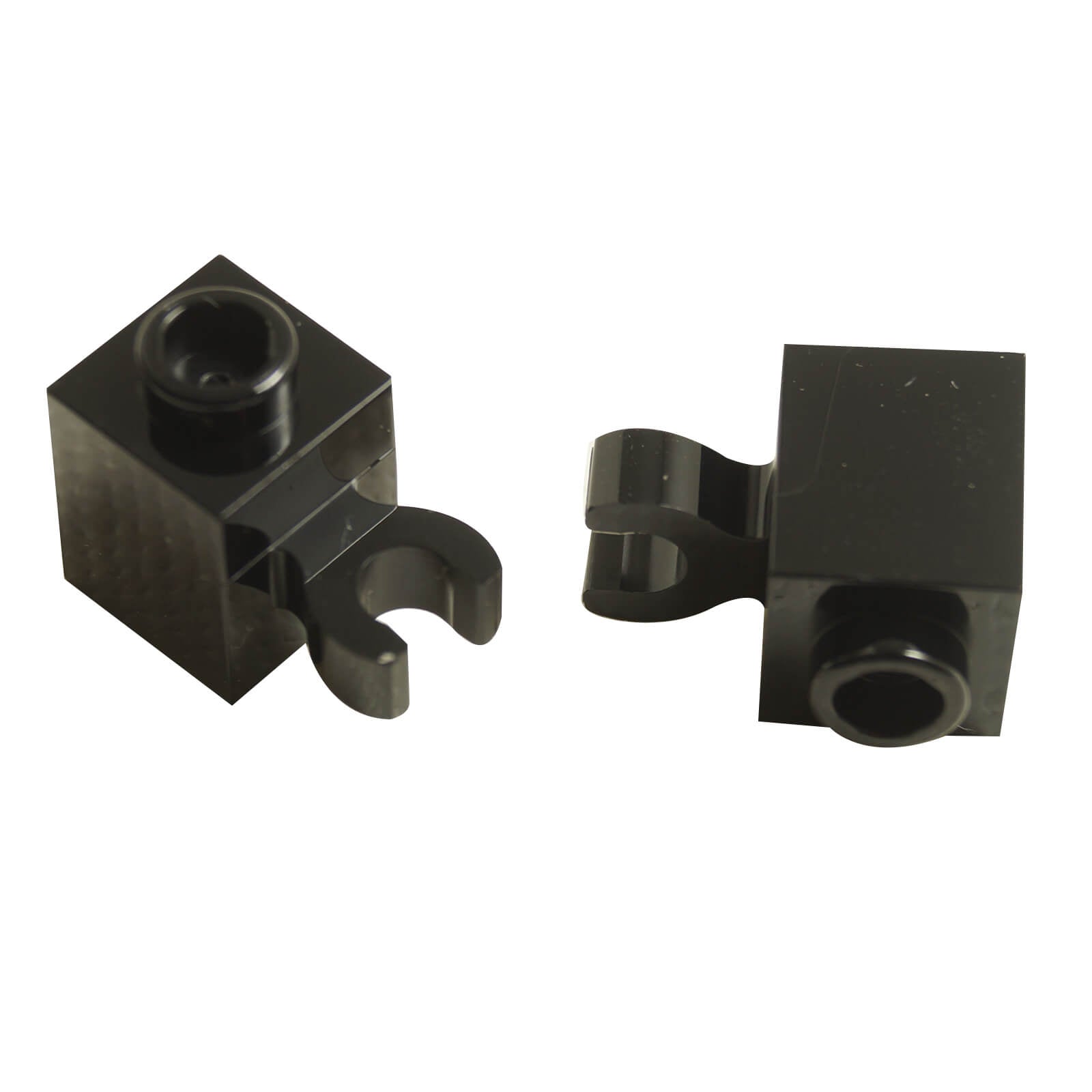 LEGO modified 1x1 brick with vertical clip 60475 black