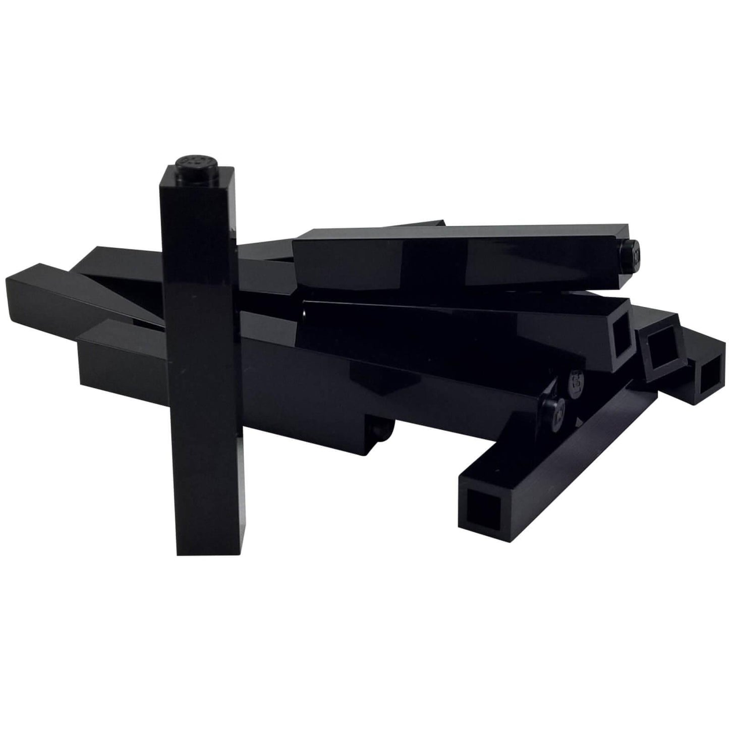 LEGO® 1 x 1 x 5 tiili kiinteällä nupilla 2453b mustassa, korkea pystysuora rakennusosa
