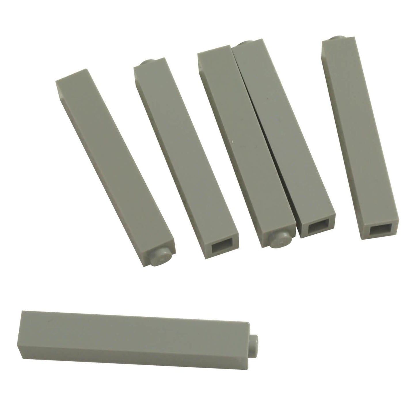LEGO® 1 x 1 x 5 tiili kiinteällä nupilla 2453b vaaleassa siniharmaassa, korkea pystysuora rakennusosa
