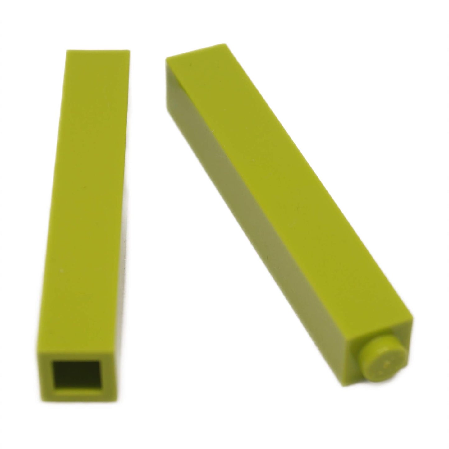 LEGO® 1 x 1 x 5 tiili kiinteällä nupilla 2453b limessä, korkea pystysuora rakennusosa
