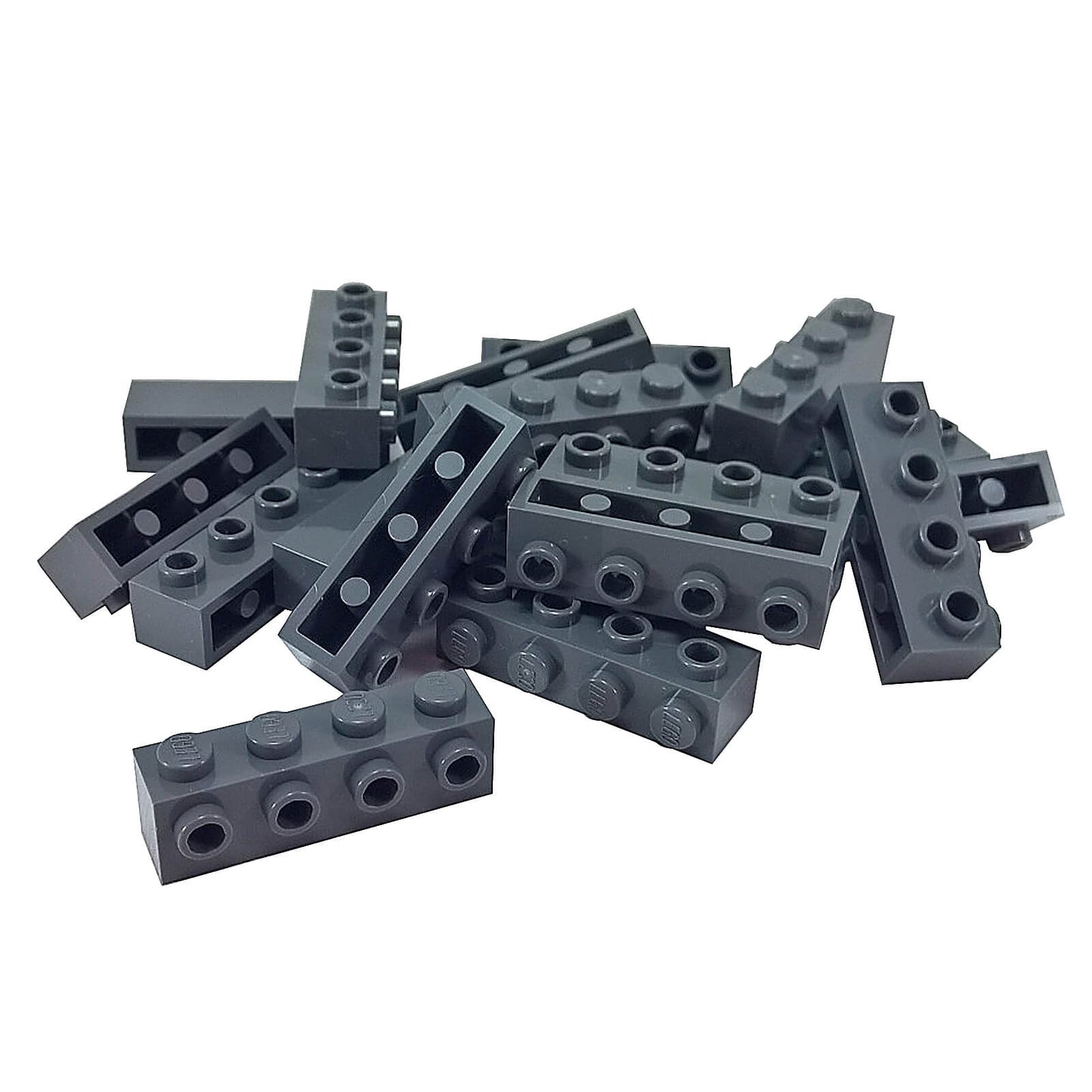 LEGO® Brick Modified 1 x 4 with Studs on Side 30414 dark bluish gray