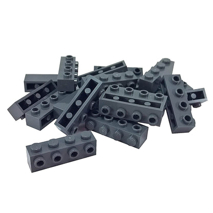 LEGO® Brick Modified 1 x 4 with Studs on Side 30414 dark bluish gray