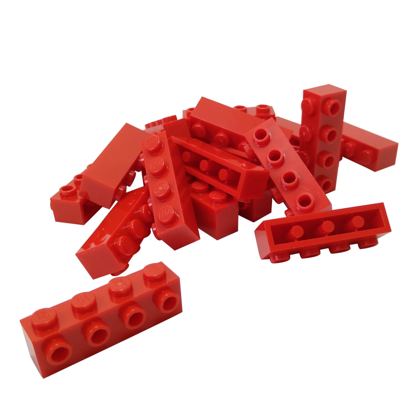 LEGO® Brick Modified 1 x 4 with Studs on Side 30414 red