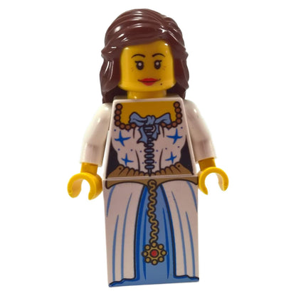 LEGO Bride minifigure with bouquet from set 9349 Fairytale and Historic Minifigures twn132