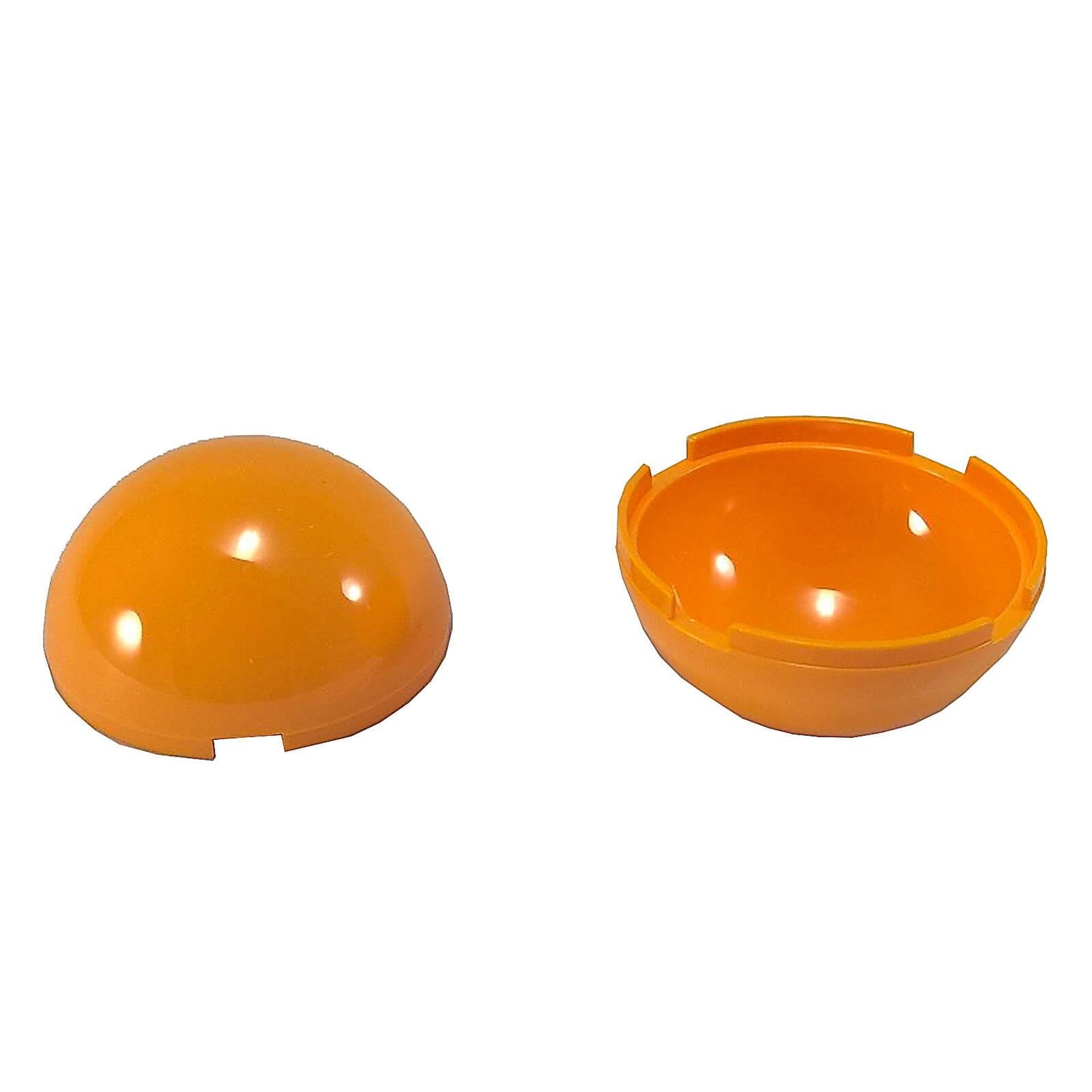 Hemisferio cilíndrico naranja claro 4 x 4 (86500) para cúpulas, techos redondeados y construcciones de curvas suaves LEGO®
