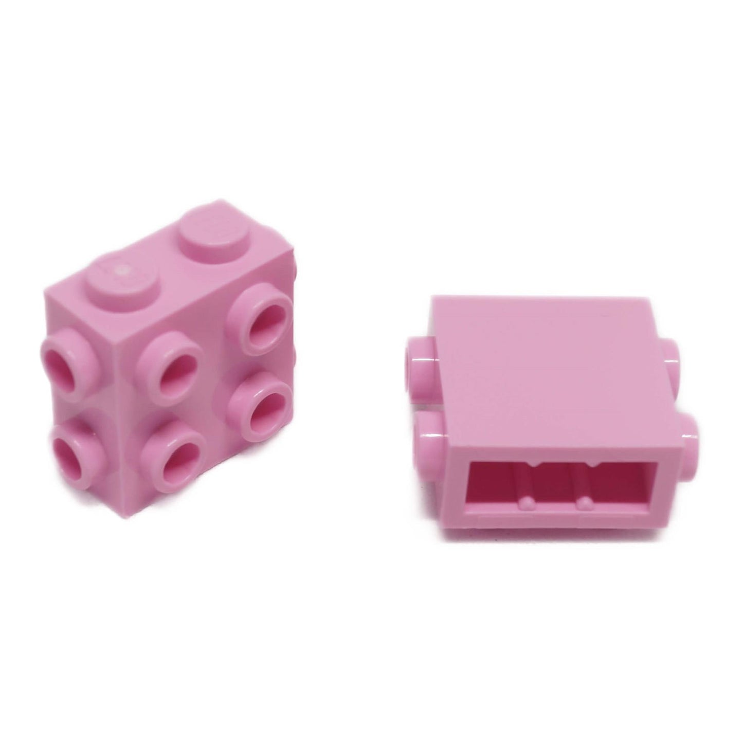 Světlá růžová modifikovaná cihla 1 x 2 x 1 2/3 část 67329 s výstupky na straně pro LEGO® stavební spojení
